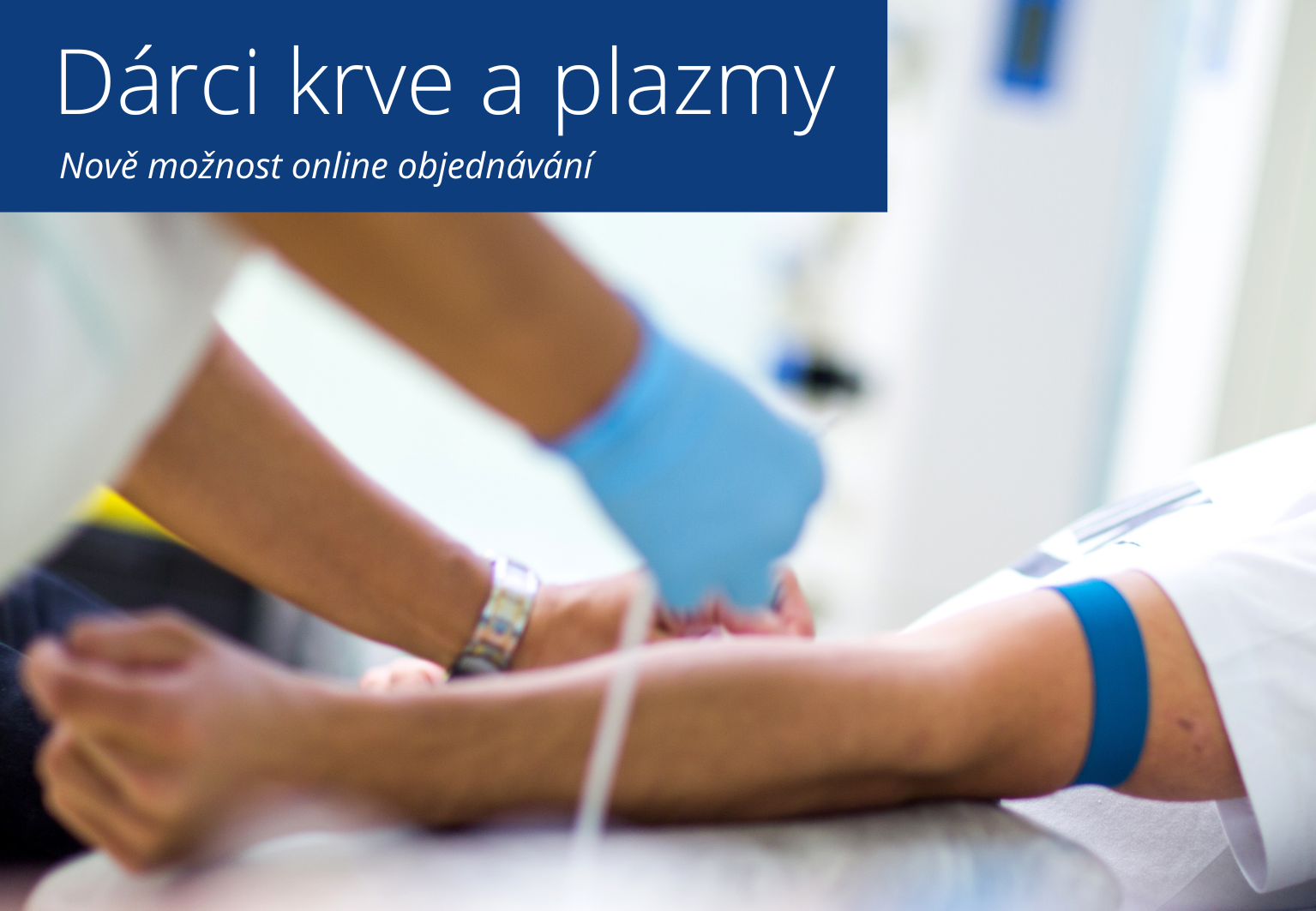 Od června se v Orlickoústecké nemocnici na odběr krve a plazmy budou moci dárci objednat online